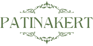 patinakert rozsdás kerti dísz, dekoráció